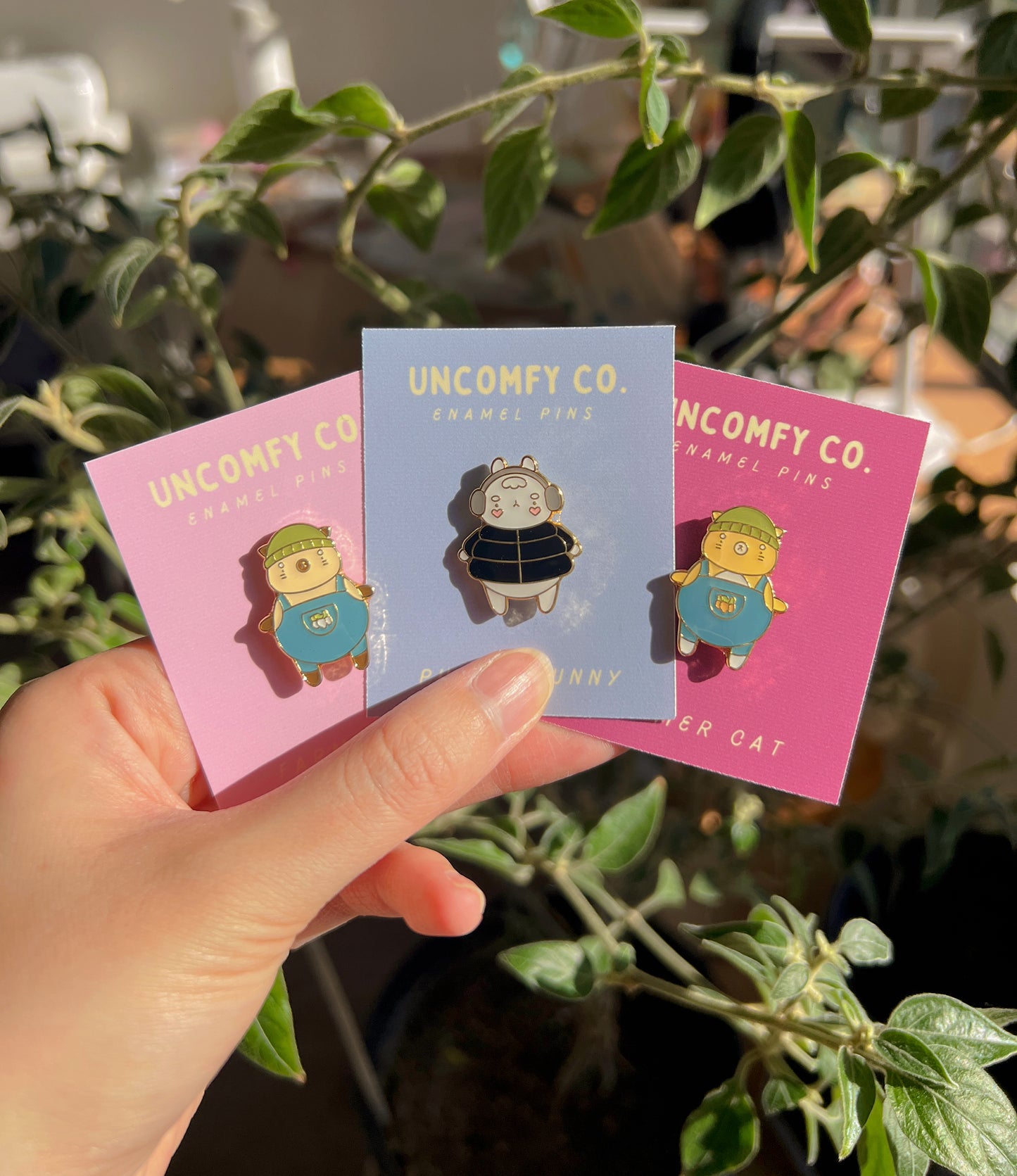 Uncomfy Enamel Pins Vol. 2