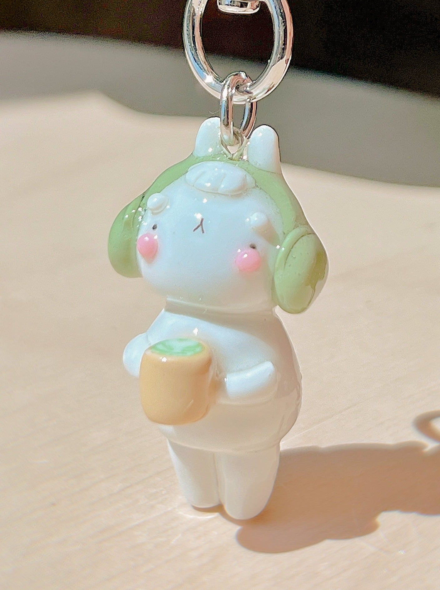 Matchabunny Keychain