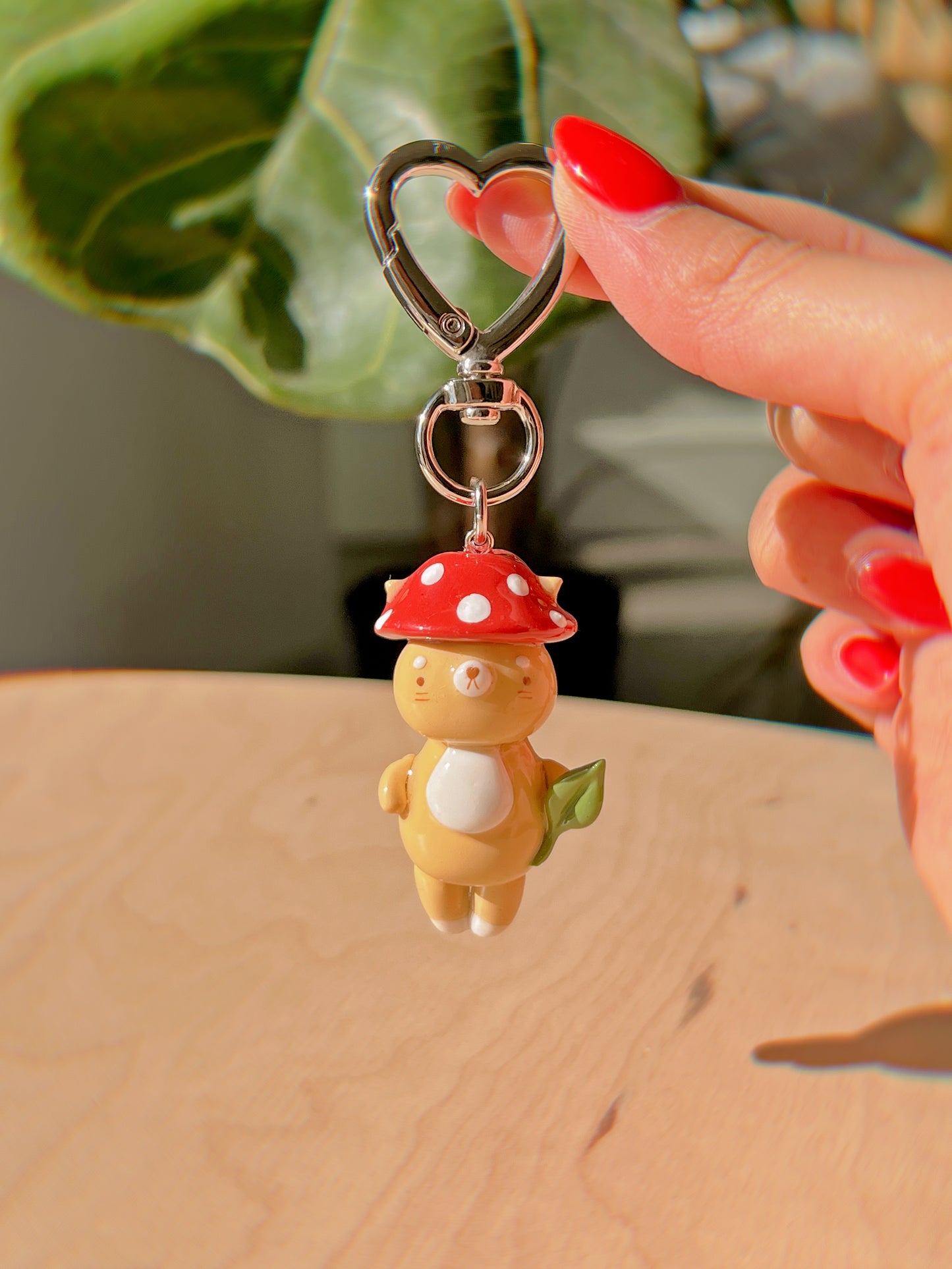 Forager Cat Keychain