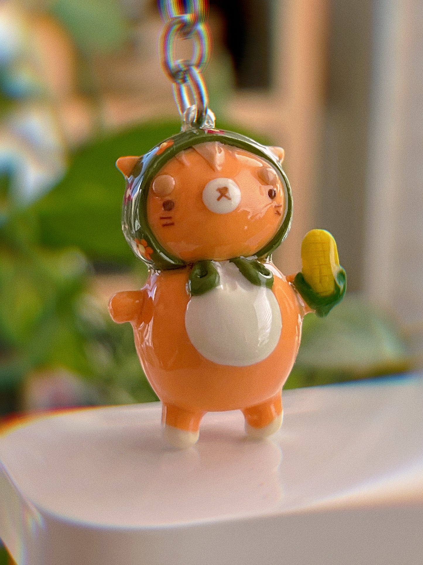 Harvest Cat Keychain