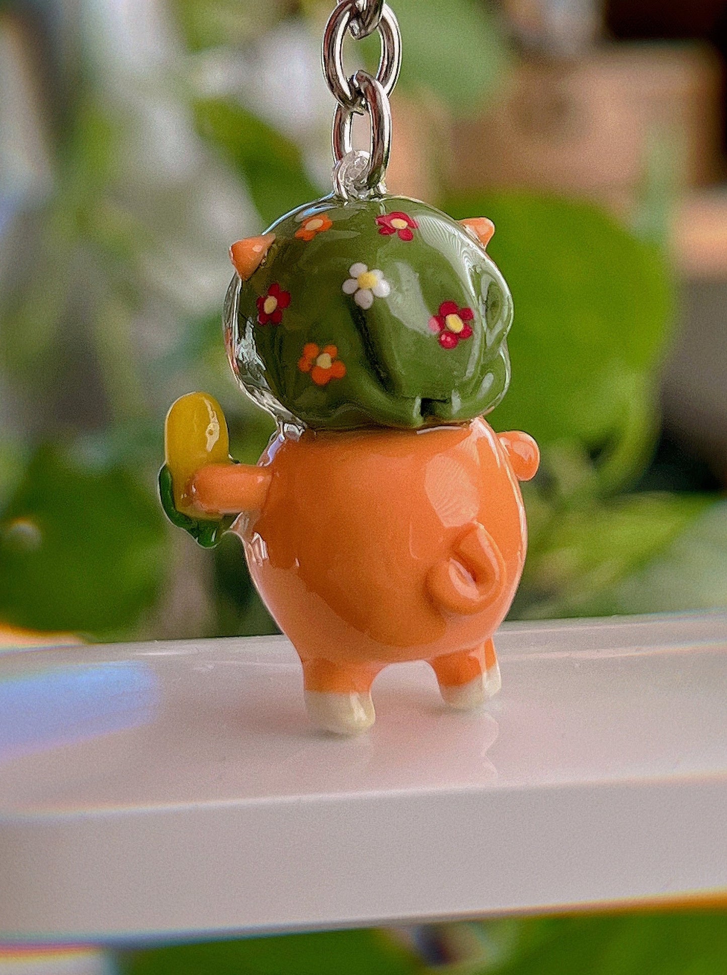 Harvest Cat Keychain